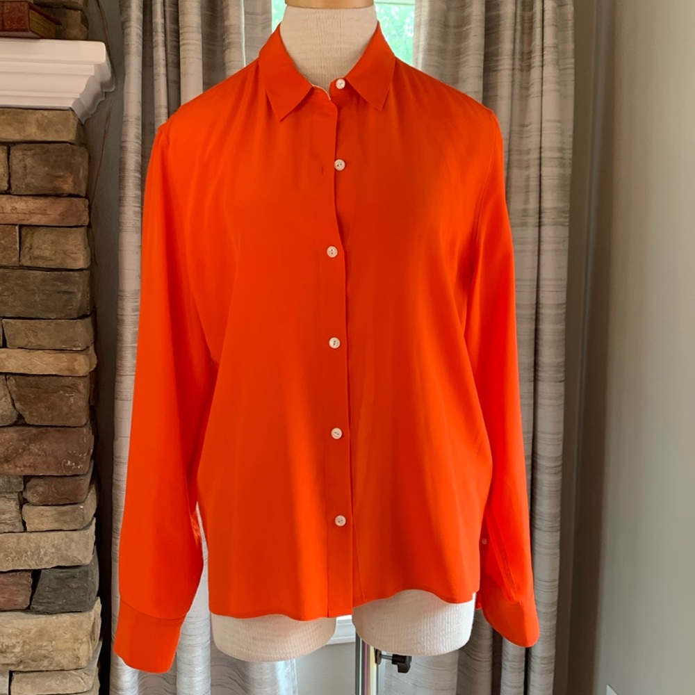 rag & bone Orange Button Down Shirt